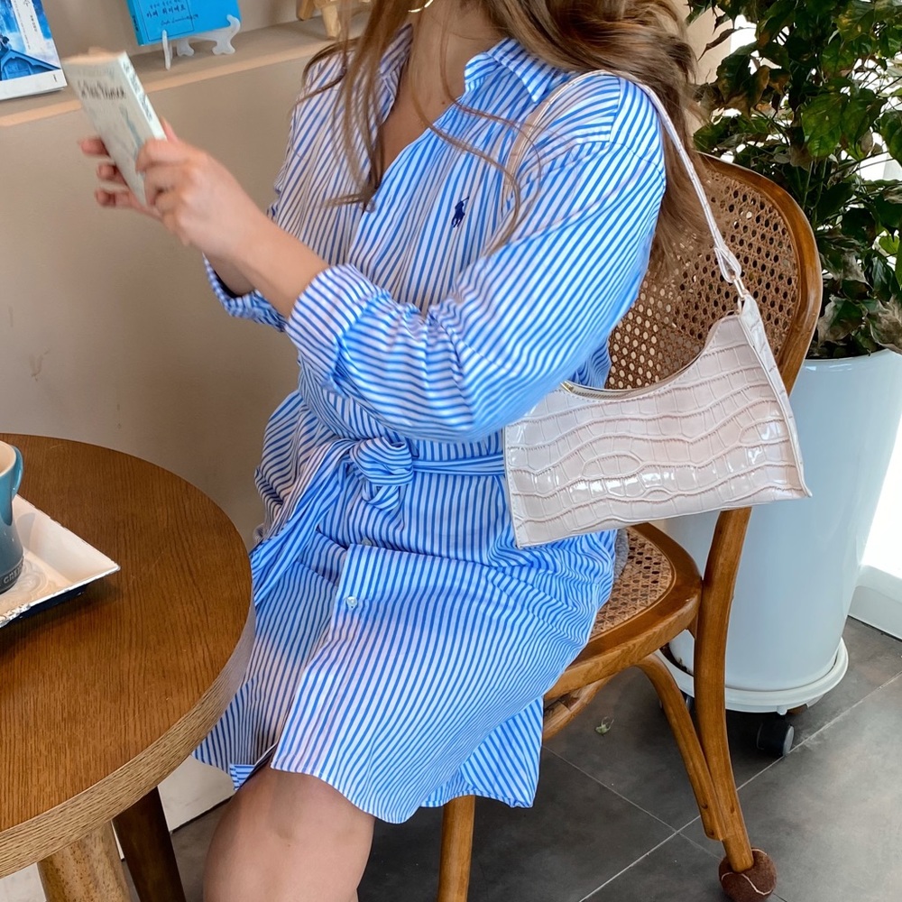 RALPH LAUREN POLO STRIPED DRESS